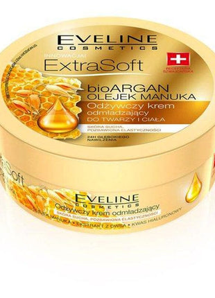 CREMA Fata si corp EVELINE EXTRASOFT BIO ARGAN SI MANUKA OIL