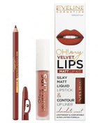 Eveline Cosmetics Oh! My Velvet Lips KIT 12 PRALINE ECLAIR