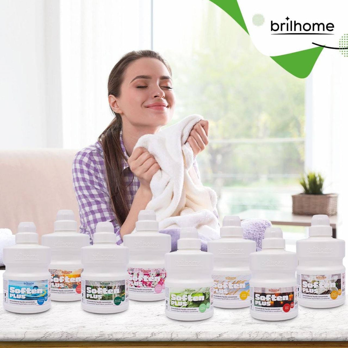 SOFTEN PLUS - 'ROUĂ PROASPĂTĂ' - Balsam de rufe lichid concentrat 500 ML