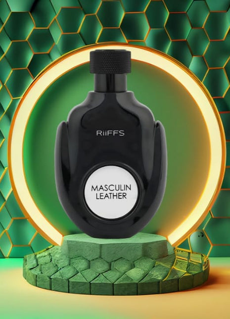 Parfum Masculin Leather, Riiffs, Barbati - 100ml