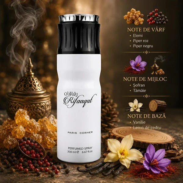 Deodorant Spray Paris Corner Rifaaqat Unisex 200 ml
