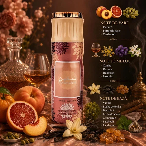 Deodorant Spray Paris Corner Taskeen Unisex 200 ml