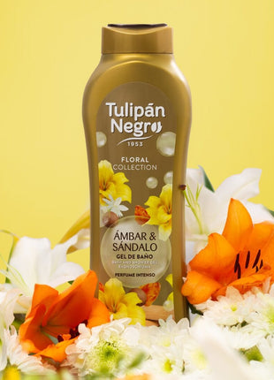 Gel Tulipán Negro Ámbar &amp; Sandalo 650 ml
