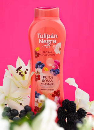 Gelul de duș Tulipán Negro Frutos Rosas 650 ml