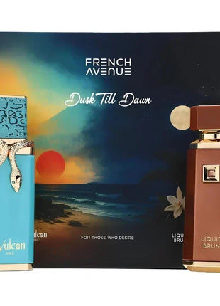 Set cadou French Avenue Dusk Till Dawn Eau de Parfum Unisex 2 x 100 ml