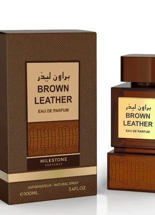 Milestone Brown Leather Eau de Parfum Unisex 100 ml
