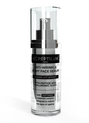 Peptilux Men - Ser de față noapte antirid 'efect power lift' cu PEPTIMEN™ - 30 ml