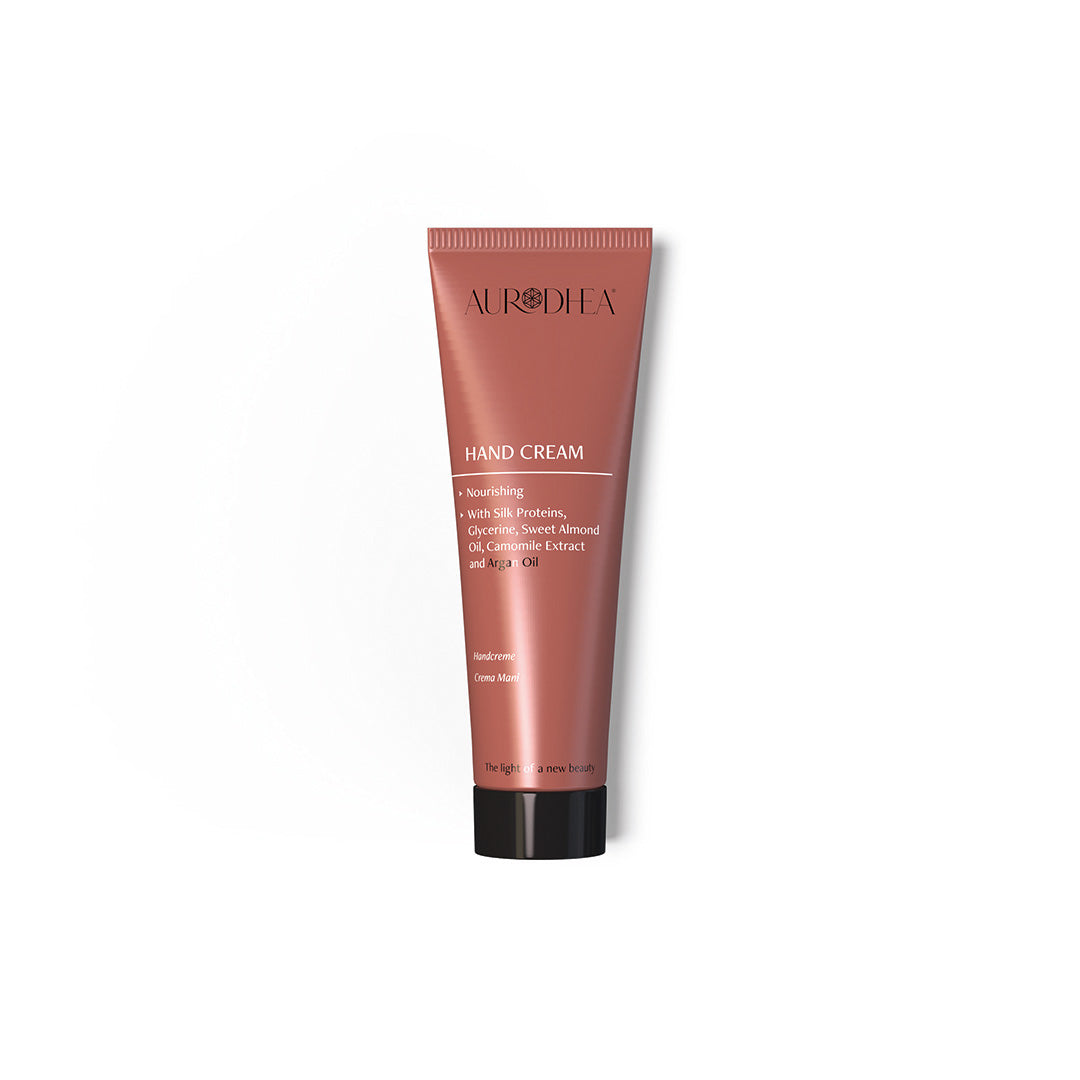 Cremă de mâini bio cu Ulei de Argan, Proteine de Mătase și Glicerina 75 ML