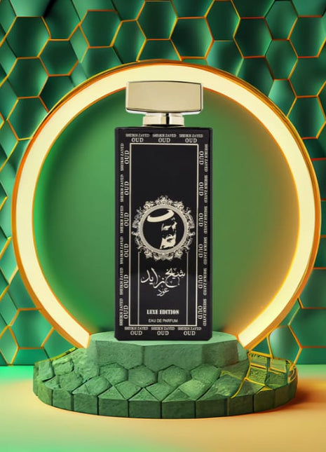 Apa de Parfum Sheikh Zayed Oud Luxe Edition, Wadi Al Khaleej, Barbati - 100ml