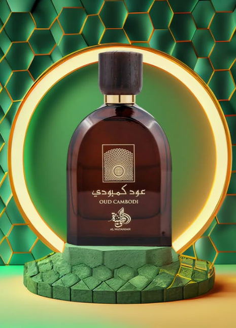 Apa de Parfum Oud Cambodi, Al Wataniah, Barbati - 100ml