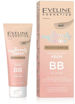 BB Cream My Beauty Elixir Peach Cover 02 Dark Eveline Cosmetics 30 ml