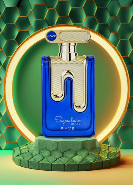 Apa de Parfum Signature Blue, Rave, Barbati - 100ml