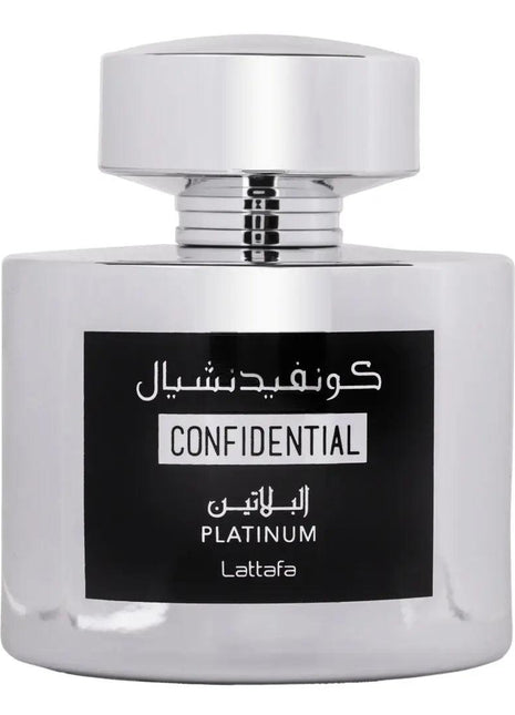 Confidential Platinum - Lattafa, férfiaknak 