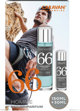 Set Parfum Caravan Nr.66 Aventurero Amaderada 150+30ml