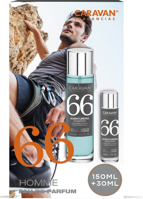 Set Parfum Caravan Nr.66 Aventurero Amaderada 150+30ml