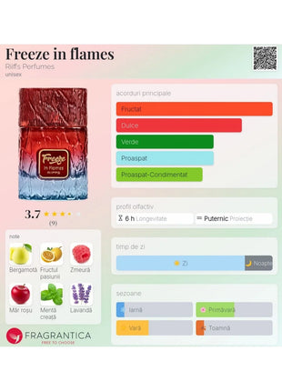 Riiffs Freeze in Flames Extract de Parfum Unisex 100 ml
