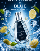 Fragrance World Canale di Blue Eau de Parfum pentru Bărbați 50 ml
