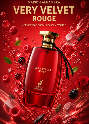 Maison Alhambra Very Velvet Rouge Eau de Parfum pentru Femei 100 ml