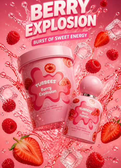 Tubbees Berry Explosion Eau de Parfum Unisex 50 ml