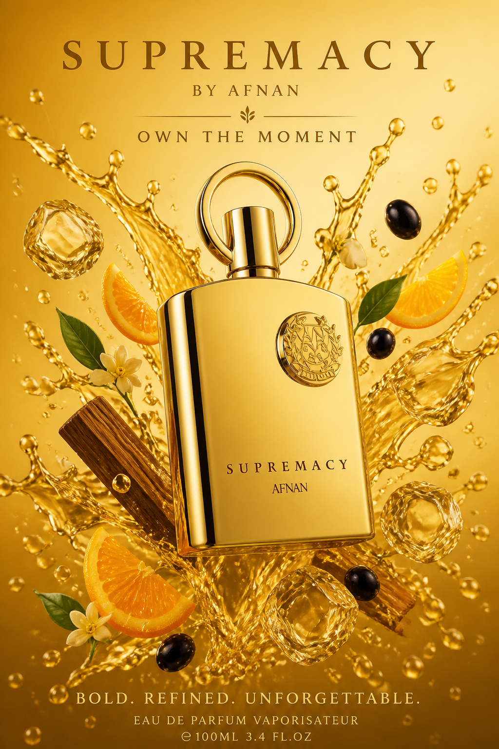 Afnan Supremacy Gold Eau de Parfum for Women 100 ml