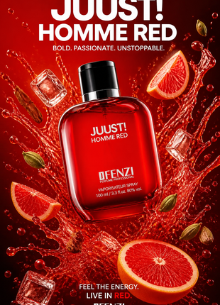 JFenzi Juust Homme Red – Eau de Parfum 100 ml