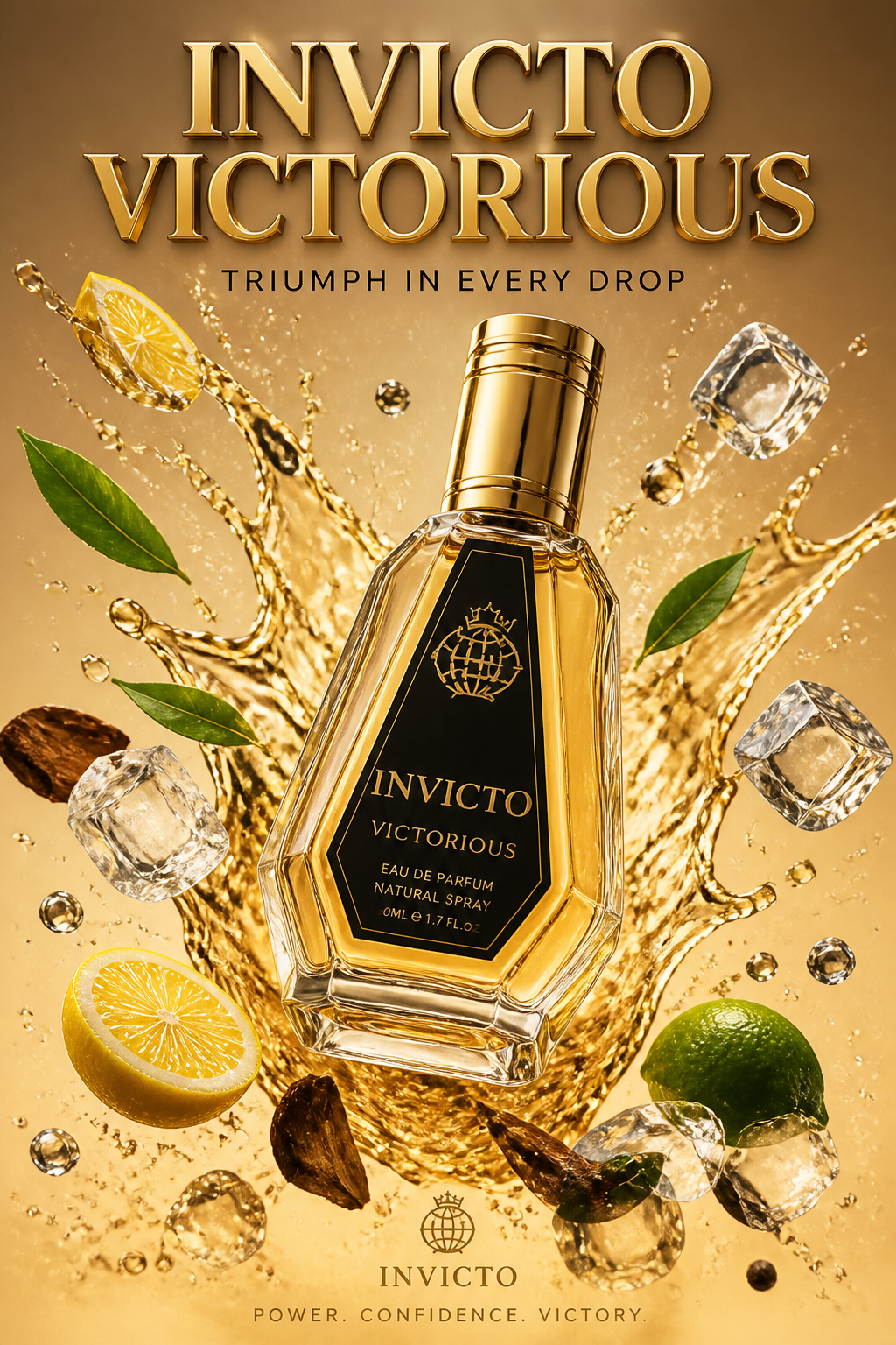 Fragrance World Invicto Victorious Eau de Parfum for Men 50 ml