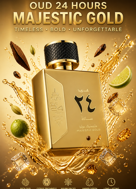 Ard Al Zaafaran Oud 24 Hours Majestic Gold Eau de Parfum Unisex 100 ml
