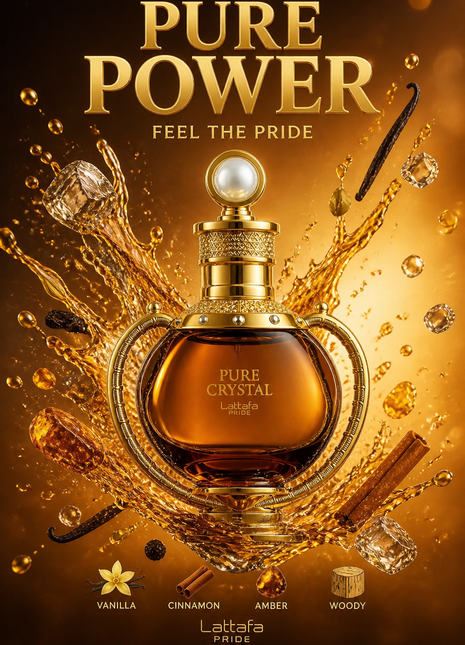 Lattafa Pure Crystal Eau de Parfum pentru Femei 100 ml