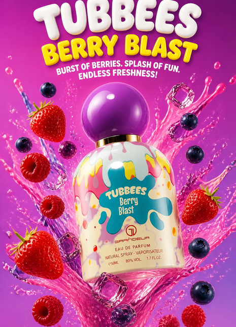 Grandeur Tubbees Berry Blast Eau de Parfum Unisex 50 ml