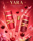 Lattafa Yara Candy Gift Set pentru Femei – Eau de Parfum 100 ml, Parfum de Voiaj 12 ml și Hair Mist 50 ml
