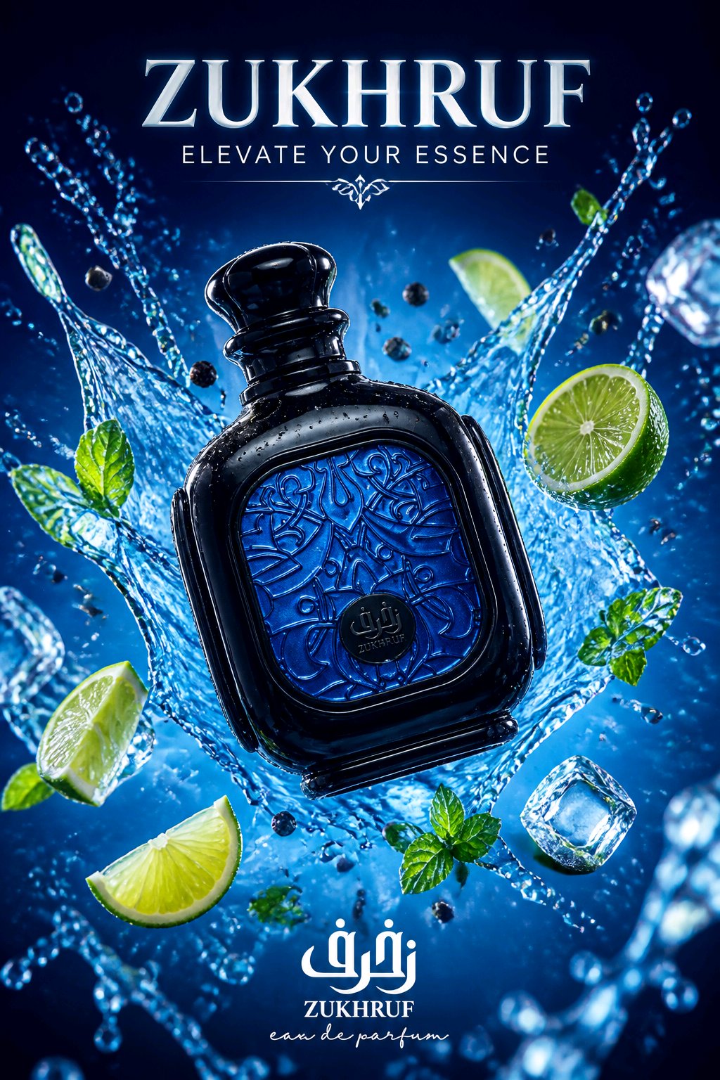 Zimaya Zukhruf Black Eau de Parfum for men 100 ml