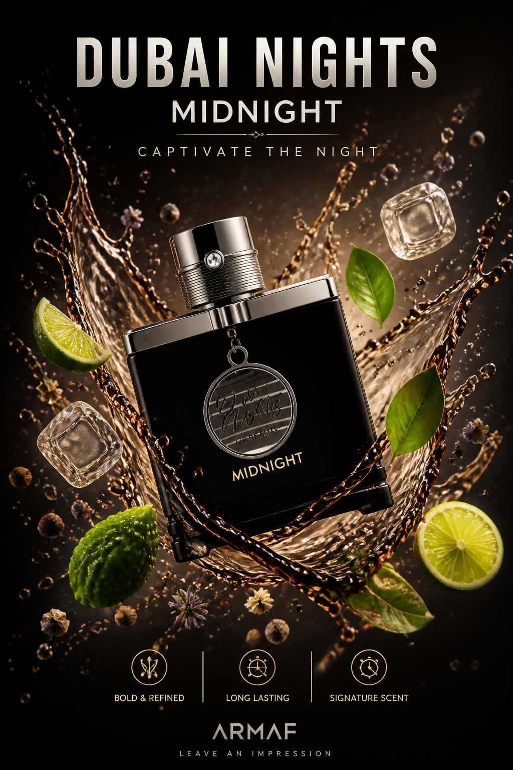 Armaf Dubai Nights Midnight Eau de Parfum for Men 100 ml