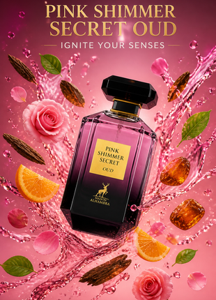 Maison Alhambra Pink Shimmer Secret Oud Eau de Parfum pentru Femei 100 ml