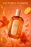 Maison Alhambra Victoria Flower Rosa Lilium Eau de Parfum for Women 100 ml