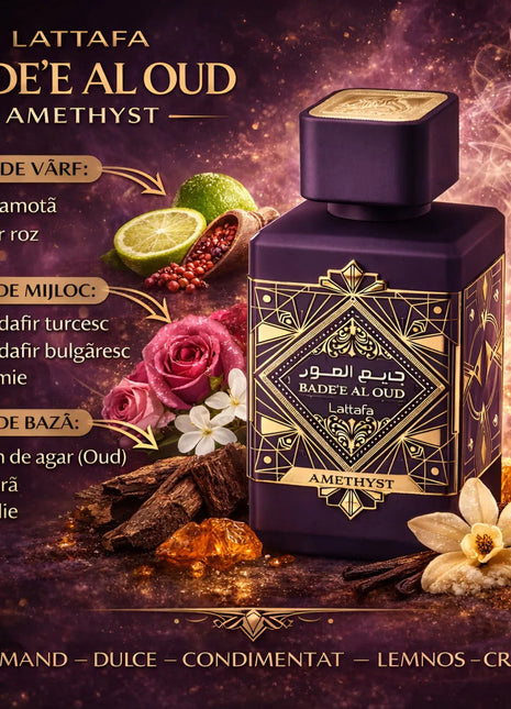 Lattafa Bade'e Al Oud Amethyst Eau de Parfum Unisex 100 ml