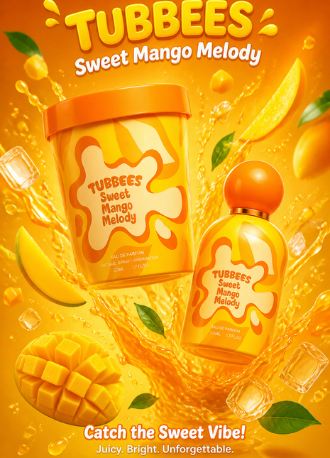 Tubbees Sweet Mango Melody Eau de Parfum Unisex 50 ml