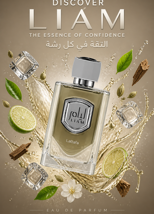 Lattafa Liam Grey Eau de Parfum Unisex 100 ml