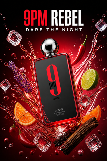 Afnan 9 PM Rebel Eau de Parfum Unisex 100 ml