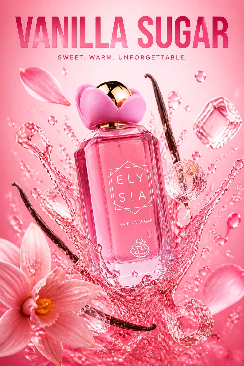Fragrance World Elysia Vanilla Sugar Eau de Parfum for Women 100 ml