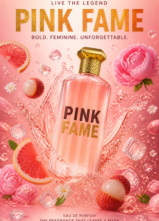 Fragrance World Pink Fame Eau de Parfum pentru Femei 100 ml