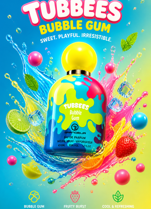 Tubbees Bubble Gum Eau de Parfum Unisex 50 ml