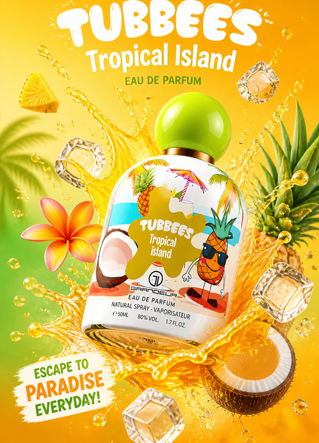 Grandeur Elite Tubbees Tropical Island Eau de Parfum Unisex 50 ml