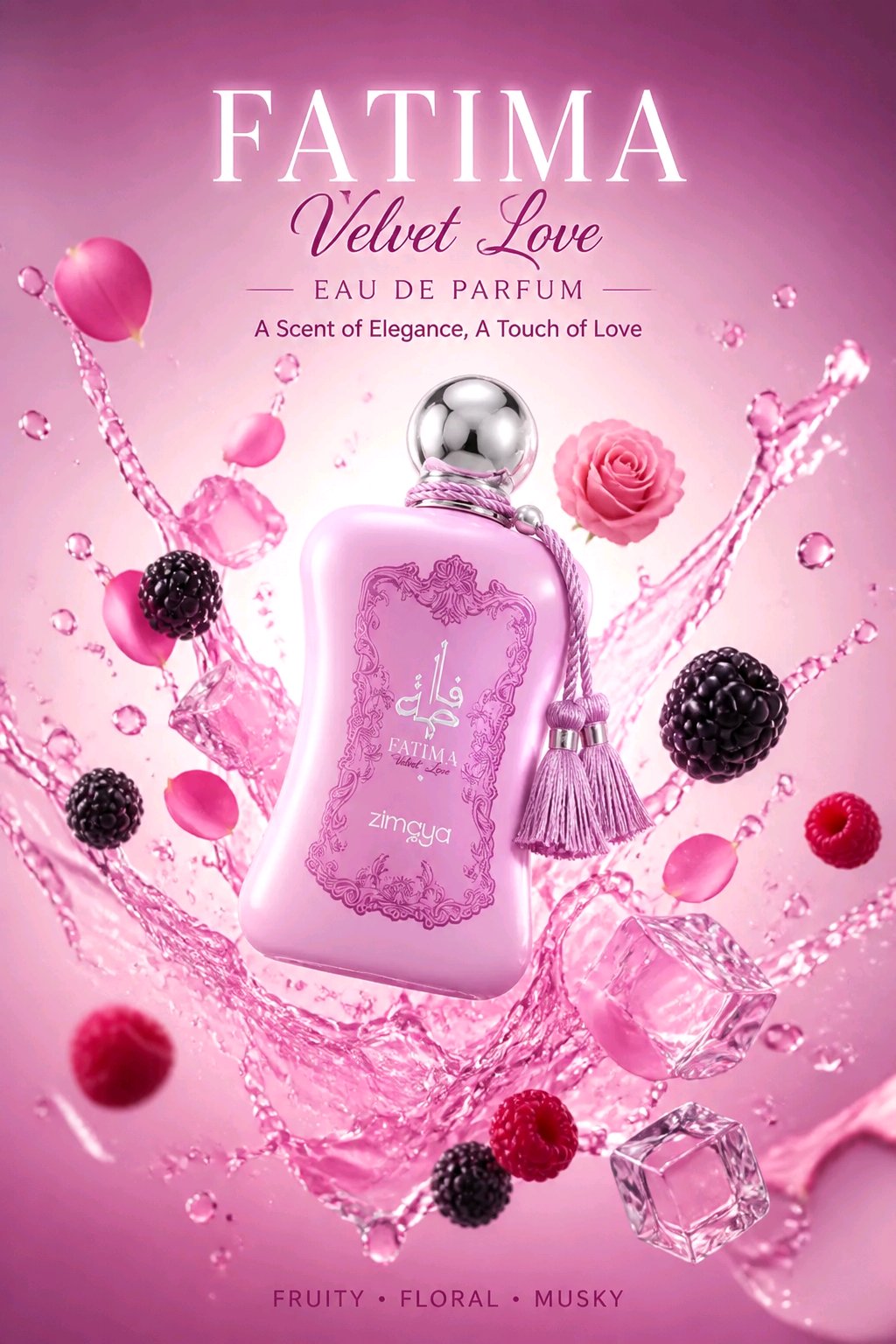 Zimaya Fatima Velvet Love Eau de Parfum for women 100 ml