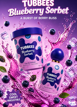 Tubbees Blueberry Sorbet Eau de Parfum Unisex 50 ml