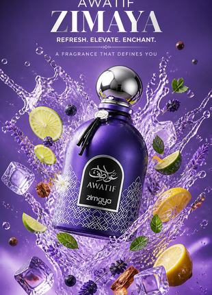 Zimaya Awatif Blue Eau de Parfum pentru Bărbați 100 ml