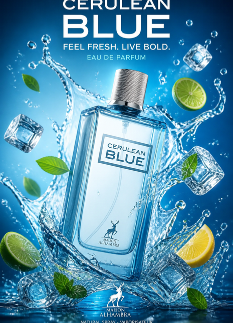 Maison Alhambra Cerulean Blue Eau de Parfum pentru Bărbați 100 ml