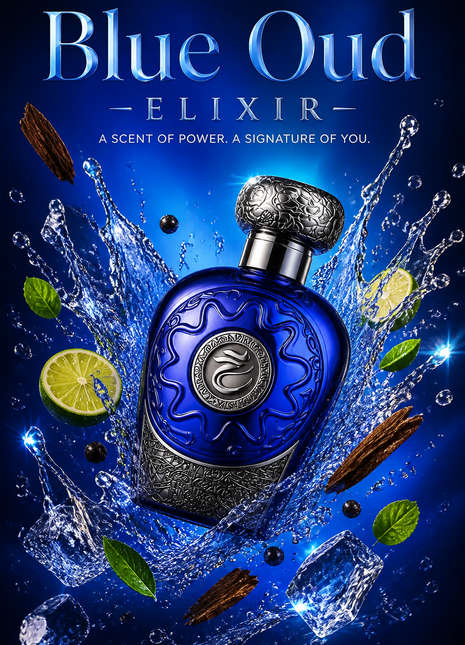 Lattafa Blue Oud Elixir Eau de Parfum Unisex 100 ml