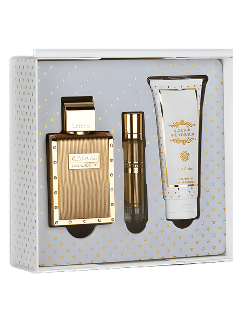 Set Cadou Lattafa The Kingdom pentru Barbati