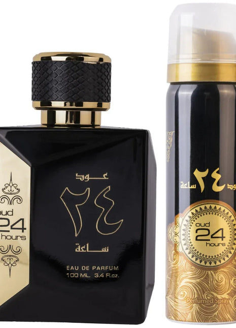 Ard Al Zaafaran Oud 24 Hours Gift Set – Eau de Parfum 100 ml + Deodorant Spray 50 ml