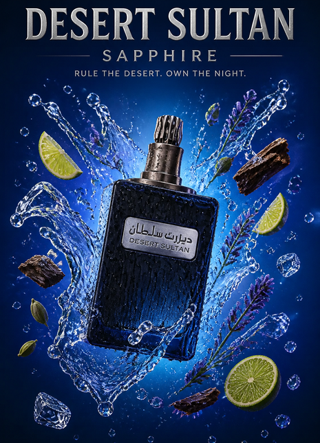 Ard Al Zaafaran Desert Sultan Sapphire Eau de Parfum pentru Bărbați 100 ml